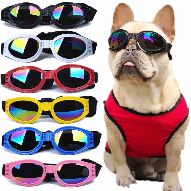 Óculos UV dobráveis para gatos e cães, óculos de sol da moda, óculos de proteção, acessórios para animais, suprimentos para cães